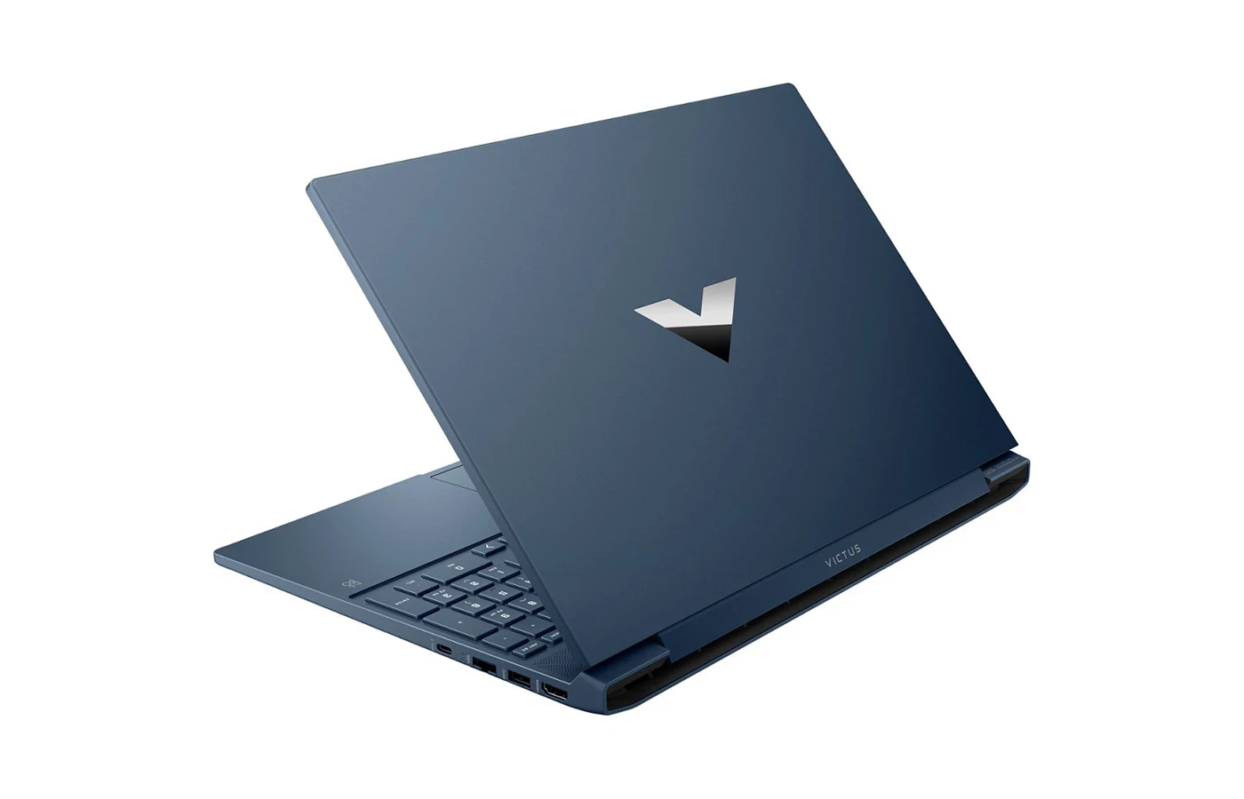 Front view of the HP Victus 15 (2023) showcasing its sleek design and 15.6-inch FHD display, available in Nepal