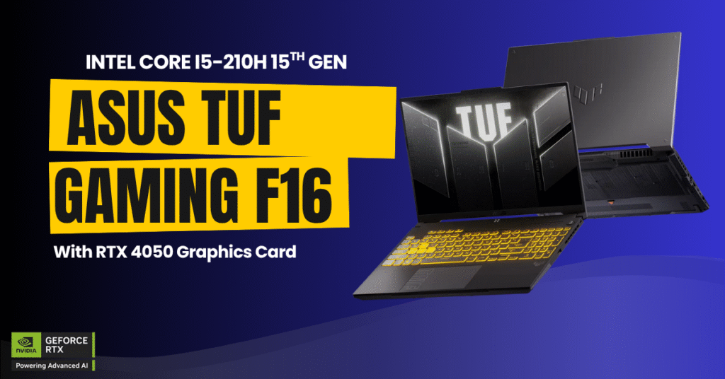 ASUS TUF Gaming F16 2025 Laptop with RTX 4050, 16GB RAM, 144Hz Display – Available at Best Price in Nepal
