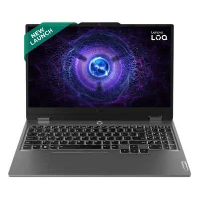 Lenovo LOQ 15IAX9 Gaming Laptop | Intel Core i5-12450HX Processor | 16GB DDR5 RAM | 512GB SSD | NVIDIA GeForce RTX 2050 4GB Graphics | 15.6″ FHD 144Hz IPS Display | Windows 11 Home | White Backlit Keyboard | Wi-Fi 6 | 2 Year Warranty | Luna Grey