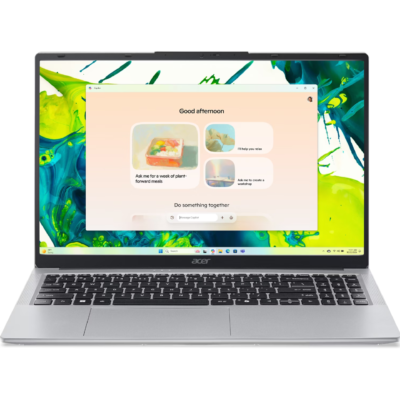 Acer Aspire Lite AL15-54P-54WX | Intel Core Ultra 5 115U Processor | 16GB LPDDR5 RAM | 512GB PCIe Gen4 NVMe SSD | Intel Graphics | 15.6″ FHD (1920 × 1080) ComfyView Display | Wi-Fi 6 & Bluetooth 5.2 | 1 Year Warranty | Light Silver