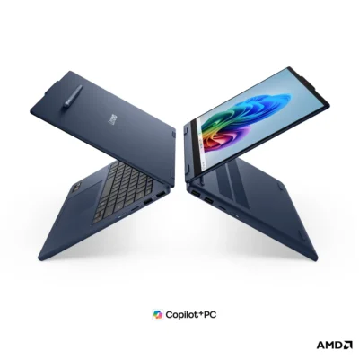 Lenovo IdeaPad 5 2-in-1 14AGP11 | AMD Ryzen AI 5 430 Processor | 16GB DDR5 RAM | 512GB SSD | AMD Radeon 840M Graphics | 14″ WUXGA IPS Touch Display | Wi-Fi 7 | Windows 11 Home | Backlit Keyboard | Cosmic Blue | 1 Year Warranty