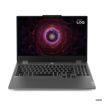 Lenovo LOQ 15AHP9 Gaming Laptop | AMD Ryzen 7 7445HS Processor | 16GB DDR5 RAM | 512GB SSD | NVIDIA GeForce RTX 4050 6GB GDDR6 | 15.6″ FHD 144Hz 100% sRGB IPS Display  |  White Backlit Keyboard | Windows 11 | Luna Grey | 1 Year Warranty